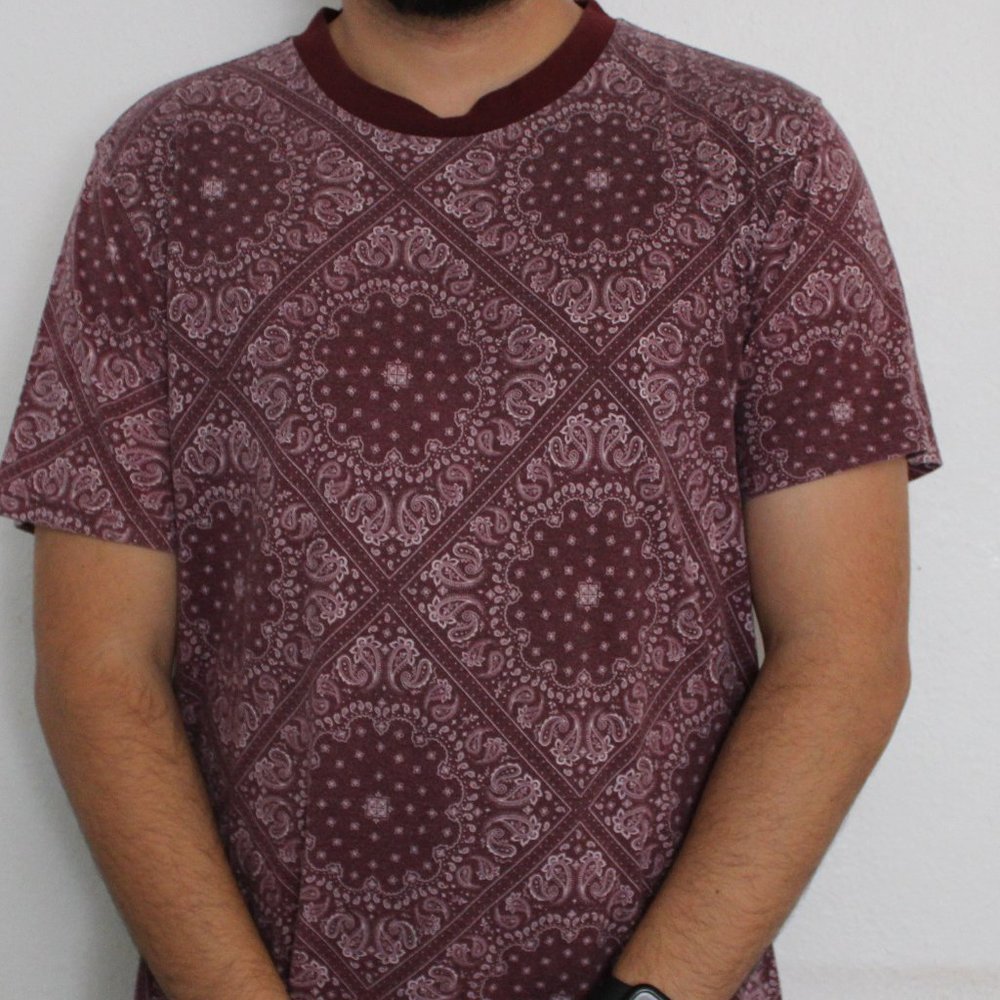 Bandana Print  Haiku Collective Shirt Size Large